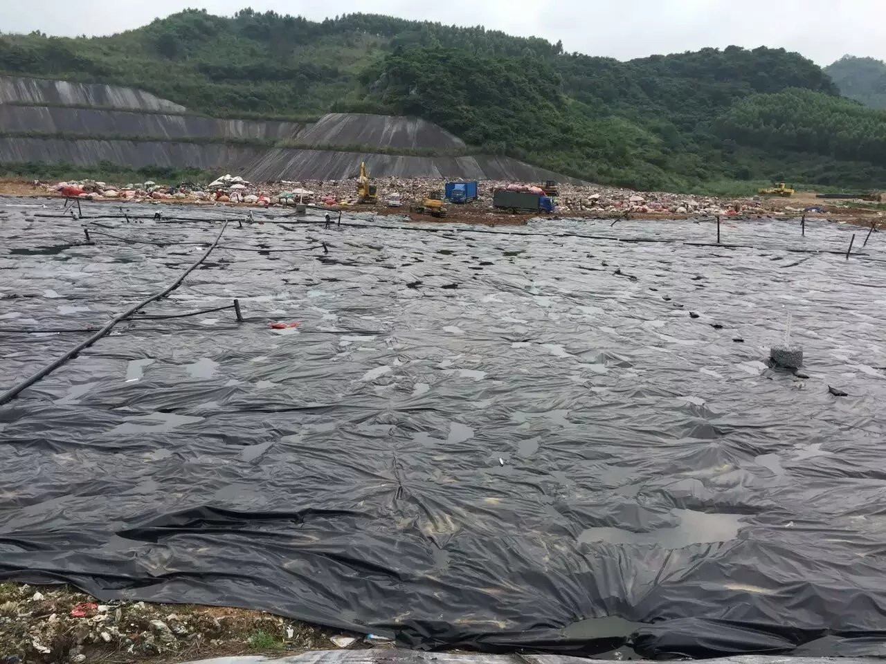 柳州立冲沟城市垃圾填埋场覆盖工程  垃圾填埋场案例 第4张